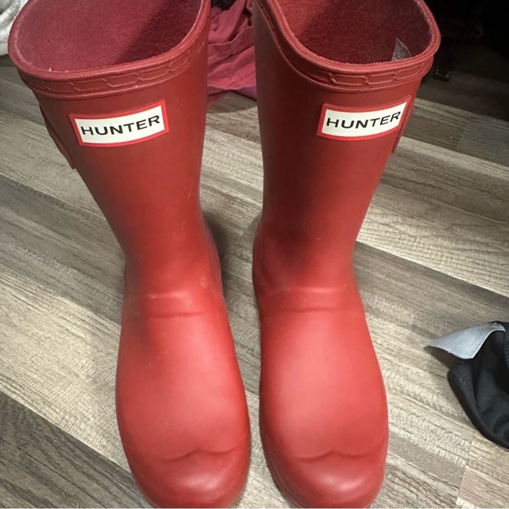 Hunter rain boots size 7